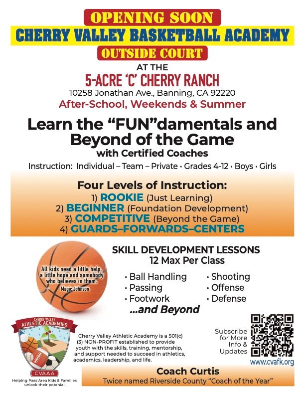 Academy flyer